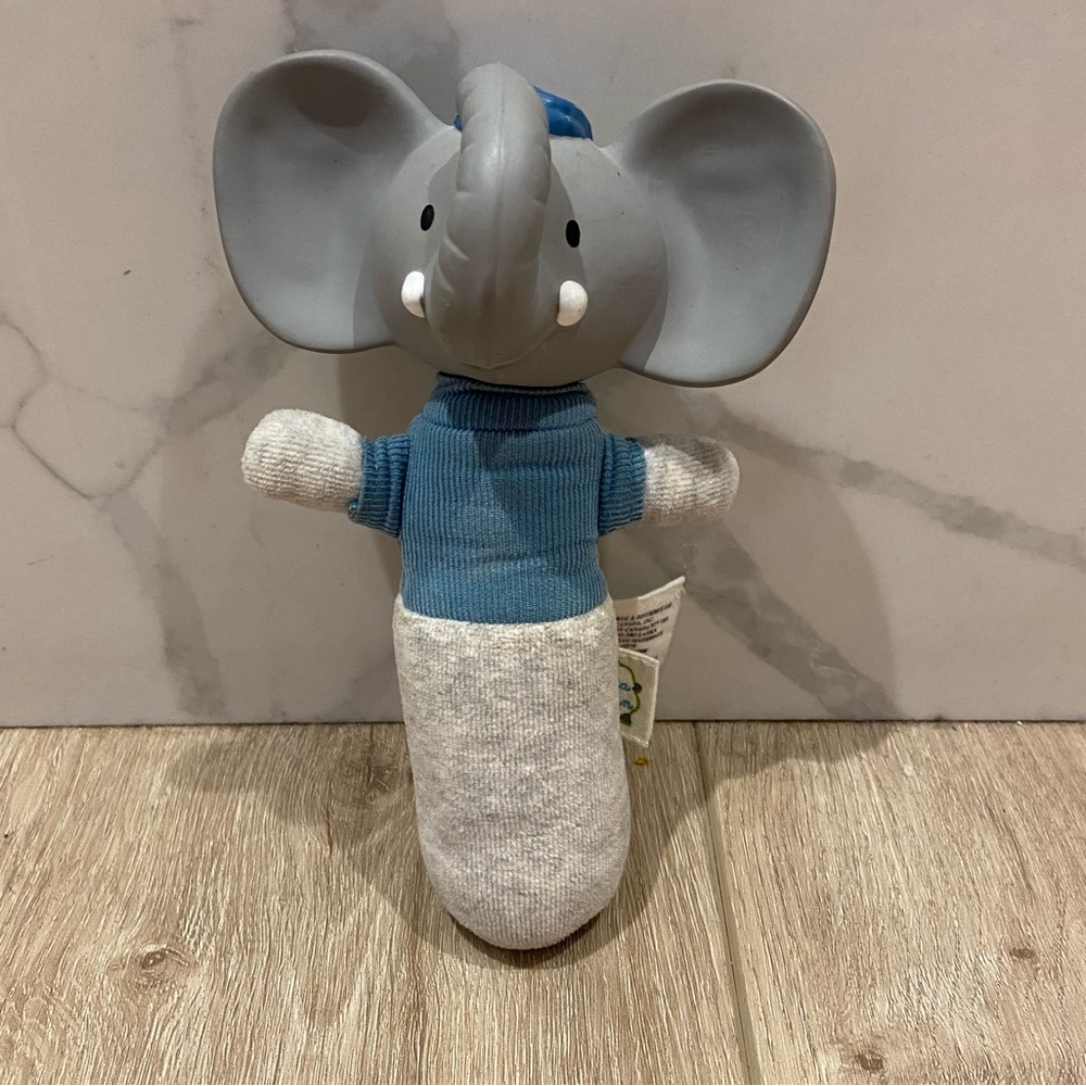 Alvin the Elephant Soft Squeaker Toy